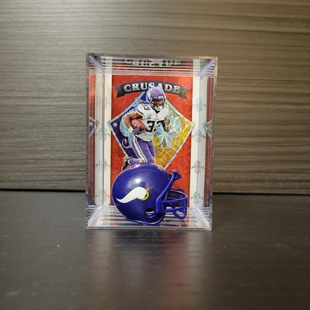 Dalvin Cook Minnesota Vikings Football Helmet Sports Box Collectible